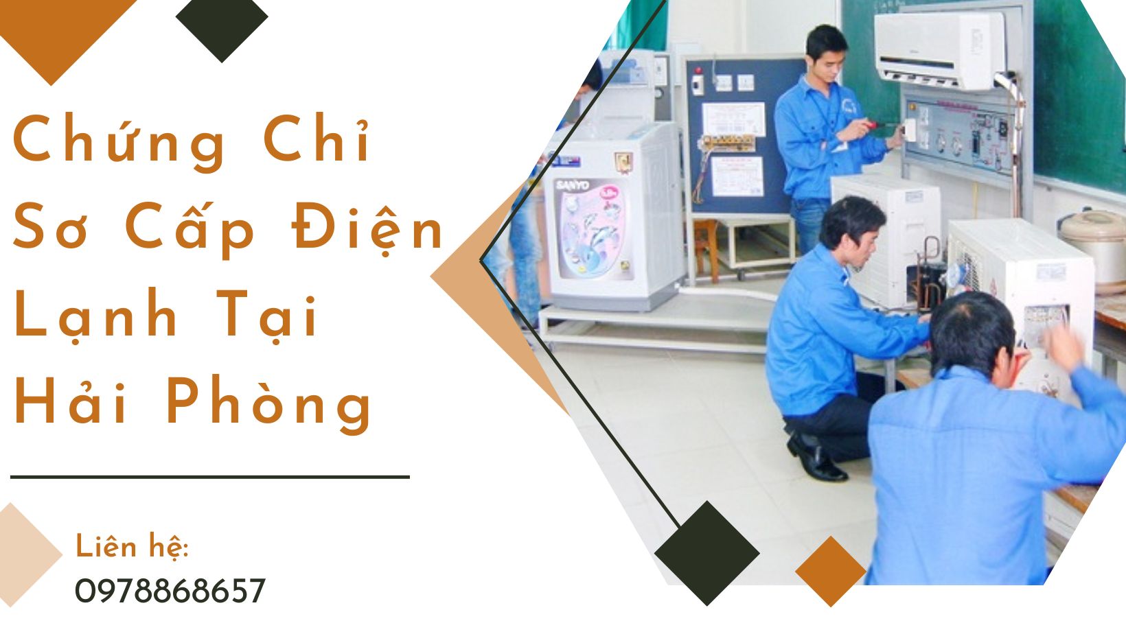 Học Sửa Chữa Điện Lạnh Cấp Chứng Chỉ Tại Hải Phòng